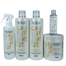Kit Capilar Cauterização Preenche e Restaura 5 Passos Dukle Professional