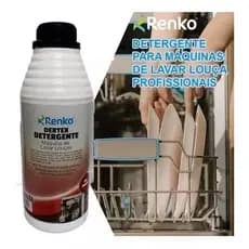 Detergente Concentrado para Máquina de Lavar Louça 1 Litro Dertex Renko