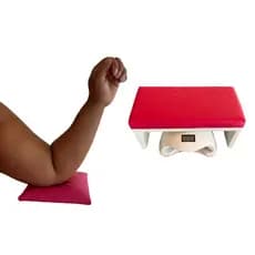 Kit de Apoio de Punho ou Mão para Manicure Mdf + Apoio de Cotovelo Rosa - Promoção