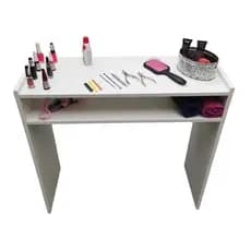 Mesinha Aparador para Manicure – Estrutura Firme com Prateleira de Apoio