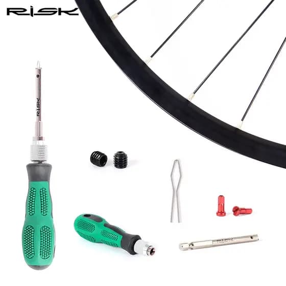 RISK Bicicleta Falou Bico Inserção Ferramenta Chave De Fenda Da cap Remoção MTB Road Bike Roda Nipple Acessórios de Bicicleta