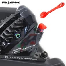 RISK Rubber Mountain Bike Bleeder Cap Dust Cap Mountain Bike Oil Tip Kit for XT Oil Disc Brake Clamp Riding Accessories