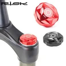 Peças Tampa Garfo Suspensão Da Bicicleta Risk Ombro Capa Mountain Bike Protetor De Ar Liga De Alumínio Protetora Contra Poeira Mtb Partes