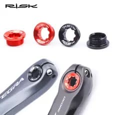 RISK 1 peça parafuso de tensão da tampa da manivela de bicicleta instalar ferramenta removedora ferramenta de manivela m20x8mm conjunto de tampa do pedaleira Shimano Hollowtech Xt Xtr