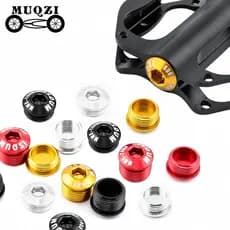 MUQZI 2PCS Capa De Pedal De Bicicleta M14 MTB De Estrada Parafuso De Pó De Alumínio Com Liga Peças De Ciclismo