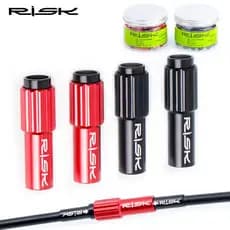 RISK Parafuso Ajustador De Cabo De Bicicleta MTB/Road Bike Ajustável De Câmbio/Linha De Freio Para