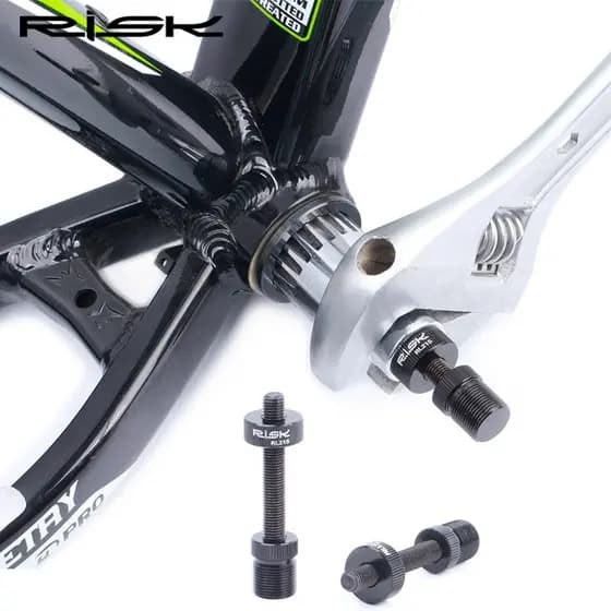 RISK Ferramenta De Remoção Do Suporte Inferior Da Bicicleta Buraco Quadrado & Spline Eixo BB Com Anti-Queda