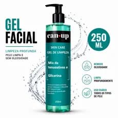 Gel Limpeza Facial Can Up 250ml Controla Oleosidade Limpeza Profunda Uso Diário