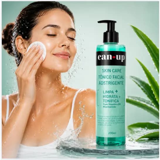 Tônico Facial Anti Oleosidade Acne Limpa Poros Controla Brilho Niacinamida B3