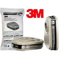 2 Filtros Cartucho Carvão Ativado P/ Respirador 3m 6001 Par
