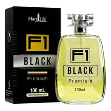 Perfume F1 Black Premium 100ml Mary Life  (Masculino)