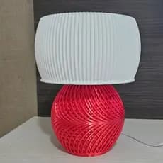 Abajur Moderno para Quarto e Sala – com Lâmpada LED Inclusa