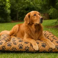 Cama para Cachorro Grande Lavável com Zíper - Tamanho P ao GG - Conforto e Durabilidade | Qualidade Premium