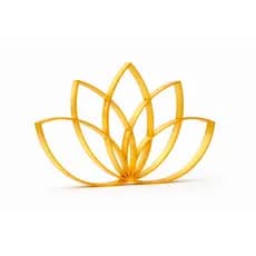 Estatueta Estatua Flor de Lótus Símbolo da Vida, Decoração Sala, Quarto, Escritório Home Office