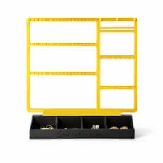 Porta-Joias Bijuteria Organizador Feminino com Colares Brincos e Anéis Design Decorativo
