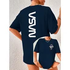 Camiseta Astronalta Espaço Nasa Camisa Algodão