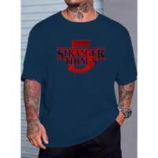 Camiseta Stranger Things 5 Varias Cores Camisa Serie