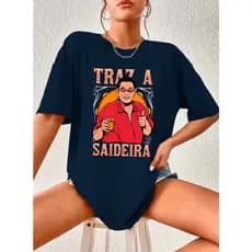 Camiseta Zeca Pagodinho Traz A Saideira Camisa Varias Cores
