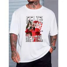 Camiseta Natal Neymar Camisa Feliz Neytal Envio Imediato