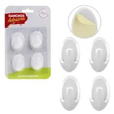 Gancho Adesivado De Parede Para Banheiro Cozinha kit c/4