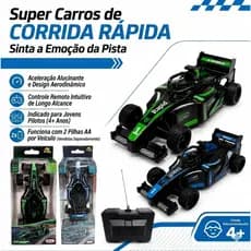 Carrinho Controle Remoto Brinquedo Formula 1 Brinquedo Menino