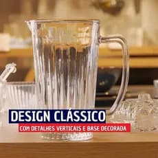Jarra de vidro Deli Diamante Lyor 750 ml.