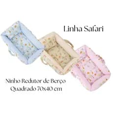 Ninho Redutor de Berço para Menino e Menina Ninho Quadrado 70x40cm com alça