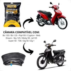 Câmara De Ar Dianteira Motocicleta Biz Pop 60/100-17 275-17
