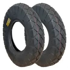 Par Pneus 480/400-8 Resistente 6 Lonas Uso Carrinho Aro 8