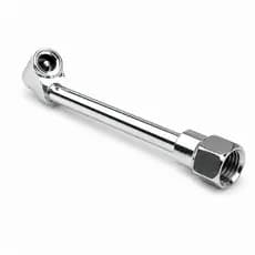 Bico De Encher Pneus Ref 825 1/4 BSP Bocal Duplo Retenção 170mm Uso Veiculos Leves e Pesados