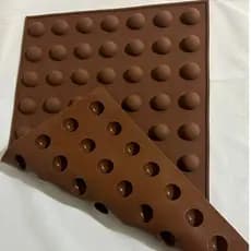 Forma Molde de Silicone Flexivel para Chocolate Bombom Doces Trufa Gelo Gelatina-|Confeitaria