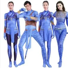 Dia das crianças cosplay traje Avatar 2 roupas infantis traje de palco herói adulto collants
