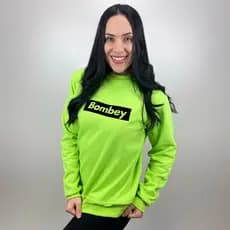 Blusa de Moletom Feminina Diversas Cores Moletom Careca Feminino Inverno Peluciado Moletom Bombey