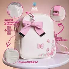 Bolsa Térmica Mochila Infantil Escolar Menino Menina Alça Ajustável Costura Reforçada