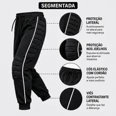 Calça de Goleiro Infantil com Proteção
