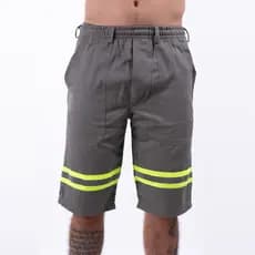 Bermuda brim com Faixa Refletiva uniforme para trabalho