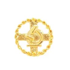 Broche Pin Biomedicina Biomédica Folheado A Ouro 18k