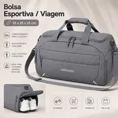 Bolsa mala mochila esportiva unissex alça Transversal resistente reforçada academia futebol viagem