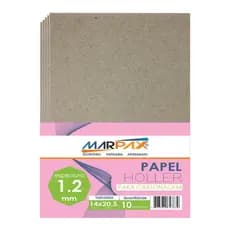 Papel Holler para cartonagem Marpax 1,2mm 14x20,5cm 10un
