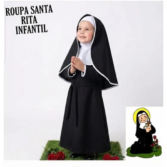 Roupa Conjunto Santa Rita Infantil 2 ao 12