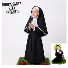 Roupa Conjunto Santa Rita Infantil 2 ao 12