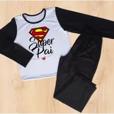 pijama longo frio personalizado presente dia dos pais avô padrasto