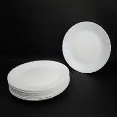 Pratos p/ Restaurante 25cm Branco Opaline Redondo C/ 36 Und