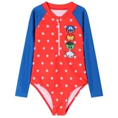 Maio Infantil Bebe Praia Manga Longa Proteção UV Marvel Avengers Licenciado