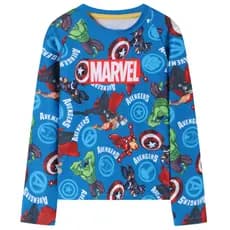 Camiseta Infantil Manga Longa Praia Proteção UV Marvel Avengers Licenciado