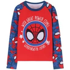 Camiseta Bebe Manga Longa Praia Proteção UV Marvel Spiderman Licenciado