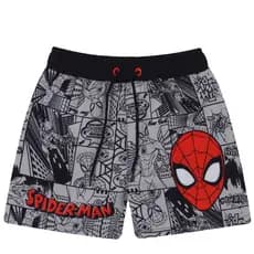 Shorts Infantil Bebe Praia Proteção UV Homem Aranha Spiderman Licenciado