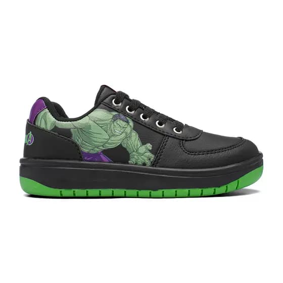 Tenis Infantil Juvenil Meninos Hulk Marvel Casual Original