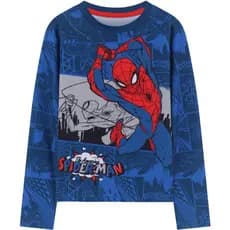 Camiseta Infantil Praia Manga Longa Proteção UV Marvel Spiderman Licenciado