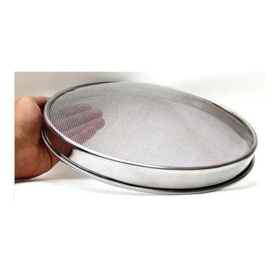 Peneira Em Inox Tipo Arroz - 55cm